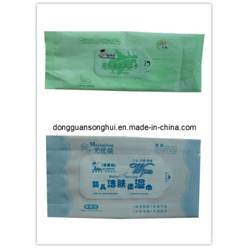 Wet Tissue Bag/Tissue Packaging/Self Label Tissue Bag